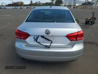 2013 Volkswagen Passat Wolfsburg Edition with VIN 1VWAP7A37DC083820, listed as a Copart auction lot 61404064 with 100,754 mi miles and Salvage title. Bid and sale history available at DreamBid. Image 6.
