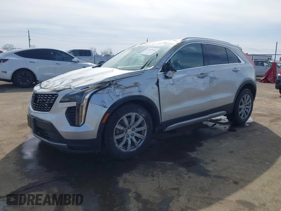 2020 Cadillac XT4 FWD Premium Luxury with VIN 1GYFZCR48LF037235, listed as a IAAI auction lot 41697080 with 88,211 mi miles and . Bid and sale history available at carsss.com. Image 2.