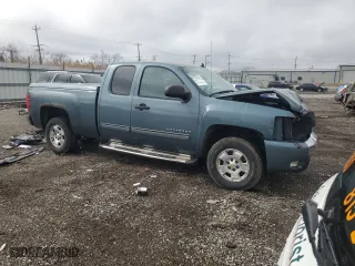 2011 Chevrolet Silverado 1500 LT with VIN 1GCRCSE06BZ303009, listed as a Copart auction lot 47390175 with 202,579 mi miles and Salvage Title. Bid and sale history available at carsss.com. Image 4.
