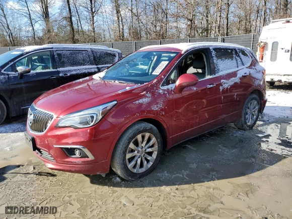2017 Buick Envision Essence with VIN LRBFXBSA3HD009026, listed as a Copart auction lot 87729945 with 117,207 mi miles and Salvage Title. Bid and sale history available at carsss.com. Image 1.