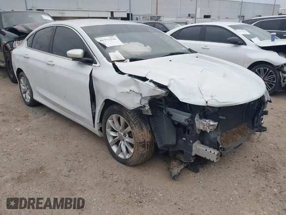2015 Chrysler 200 C with VIN 1C3CCCCBXFN562510, listed as a IAAI auction lot 41833656 with 118,416 mi miles and . Bid and sale history available at carsss.com. Image 1.