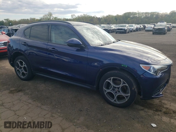 2018 Alfa Romeo Stelvio Sport z VIN ZASFAKPN8J7B69591, wystawiony jako Copart lot #54693475 z przebiegiem 98 148 mil mil oraz Szkody całkowita. Historia ofert i sprzedaży dostępna na DreamBid. Obrazek 4.