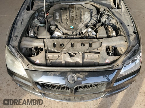 2014 BMW 6 Series 650i with VIN WBA6B2C52ED129040, listed as a Copart auction lot 83829924 with 116,674 mi miles and Salvage Title. Bid and sale history available at DreamBid. Image 11.