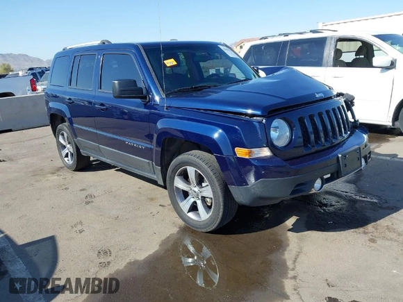 2017 Jeep Patriot High Altitude with VIN 1C4NJRFBXHD135393, listed as a IAAI auction lot 42003911 with 110,901 mi miles. Bid and sale history available at carsss.com. Image 1.