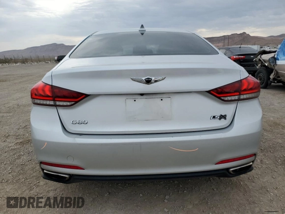 2017 Genesis G80 3.8L with VIN KMHGN4JE8HU209942, listed as a Copart auction lot 66025424 with 68,256 mi miles and Salvage Title. Bid and sale history available at DreamBid. Image 6.