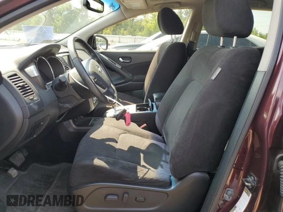 2013 Nissan Murano S with VIN JN8AZ1MW6DW306318, listed as a Copart auction lot 58636755 with 173,497 mi miles and Salvage title. Bid and sale history available at DreamBid. Image 7.