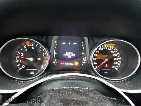 2018 Jeep Compass Sport with VIN 3C4NJCABXJT118016, listed as a Copart auction lot 44931595 with 149,146 mi miles and Clean Title. Bid and sale history available at carsss.com. Image 9.