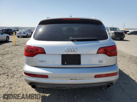 2012 Audi Q7 3.0L TDI Premium Plus with VIN WA1LMAFE2CD008148, listed as a Copart auction lot 54406945 with 138,911 mi miles and Salvage Title. Bid and sale history available at carsss.com. Image 6.