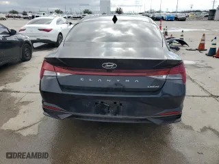 2023 Hyundai Elantra Limited with VIN KMHLP4AG1PU509248, listed as a Copart auction lot 46309385 with 63,165 mi miles and Salvage Title. Bid and sale history available at carsss.com. Image 6.