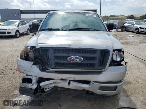 2004 Ford F-150 STX with VIN 1FTRX14W84NB90128, listed as a Copart auction lot 47543965 with 265,907 mi miles and Salvage title. Bid and sale history available at DreamBid. Image 5.