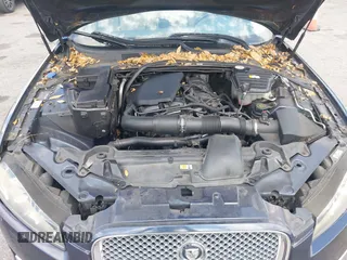 2013 Jaguar XF I4 RWD with VIN SAJWA0ES6DPS96674, listed as a IAAI auction lot 41594788 with 1 mi miles. Bid and sale history available at carsss.com. Image 10.