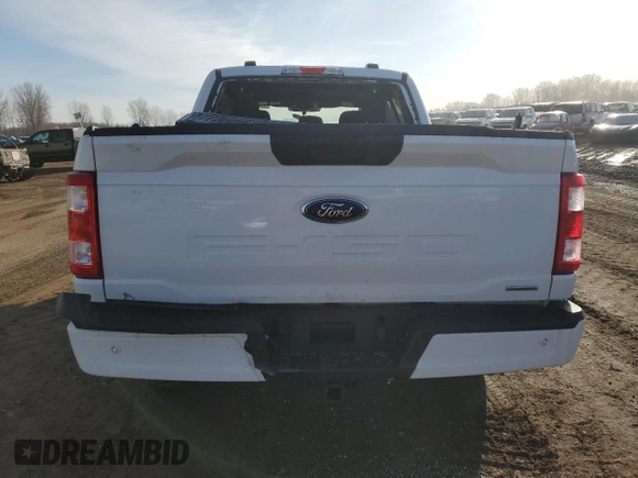 2023 Ford F-150 XL with VIN 1FTEW1EPXPFC28840, listed as a Copart auction lot 47423685 with 13,559 mi miles and Non Repairable. Bid and sale history available at carsss.com. Image 6.