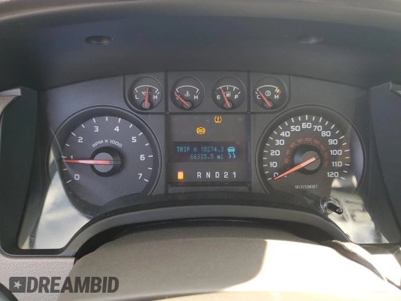2009 Ford F-150 XL with VIN 1FTRF14W89KC90791, listed as a Copart auction lot 79266024 with 66,335 mi miles and Salvage title. Bid and sale history available at DreamBid. Image 9.