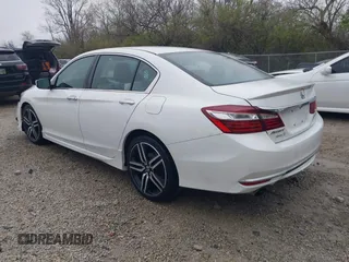 2017 Honda Accord Sport with VIN 1HGCR2F58HA106043, listed as a IAAI auction lot 42009231 with 95,948 mi miles. Bid and sale history available at carsss.com. Image 3.