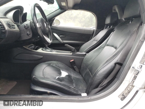 2005 BMW Z4 3.0i with VIN 4USBT53565LU09320, listed as a Copart auction lot 59596535 with 118,790 mi miles and Salvage title. Bid and sale history available at DreamBid. Image 7.