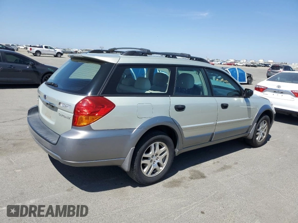 2005 Subaru Legacy Outback with VIN 4S4BP61C157338503, listed as a Copart auction lot 60323375 with 182,962 mi miles and Salvage title. Bid and sale history available at DreamBid. Image 3.