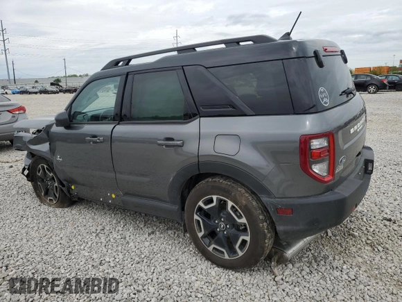 2024 Ford Bronco Sport Outer Banks with VIN 3FMCR9C68RRF08281, listed as a Copart auction lot 56272655 with Not provided miles and Salvage title. Bid and sale history available at DreamBid. Image 2.