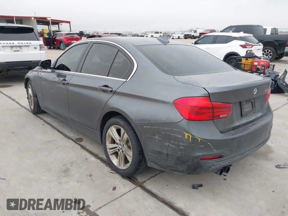 2017 BMW 3 Series 330i with VIN WBA8B9G30HNU52964, listed as a IAAI auction lot 41538624 with 96,997 mi miles. Bid and sale history available at carsss.com. Image 3.