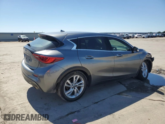 2018 Infiniti QX30 Pure with VIN SJKCH5CP4JA002337, listed as a Copart auction lot 54106505 with Not provided miles and Salvage title. Bid and sale history available at DreamBid. Image 3.