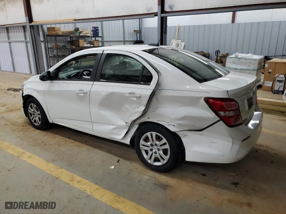 2017 Chevrolet Sonic LS with VIN 1G1JA5SHXH4127756, listed as a Copart auction lot 69483434 with 96,268 mi miles and Salvage Title. Bid and sale history available at carsss.com. Image 2.