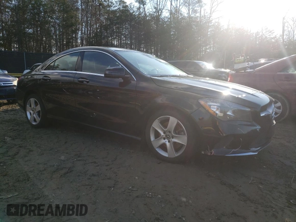2018 Mercedes-Benz CLA 250 with VIN WDDSJ4GB8JN559021, listed as a Copart auction lot 42833174 with 45,817 mi miles and . Bid and sale history available at DreamBid. Image 4.
