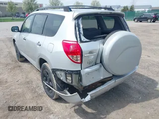 2008 Toyota RAV4 with VIN JTMBD33V385203520, listed as a IAAI auction lot 42141654 with 130,057 mi miles. Bid and sale history available at carsss.com. Image 6.