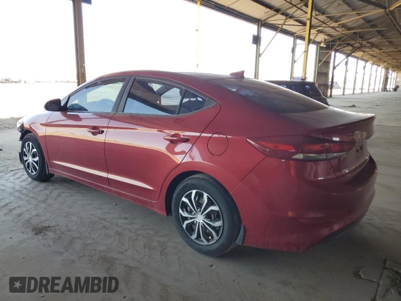 2017 Hyundai Elantra SE with VIN KMHD74LF6HU282102, listed as a Copart auction lot 57841005 with 94,024 mi miles and Salvage title. Bid and sale history available at DreamBid. Image 2.