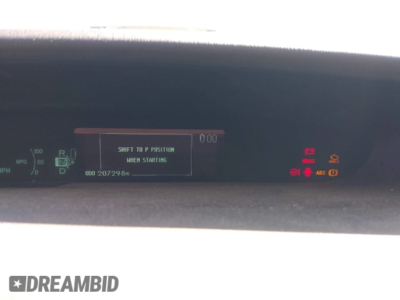 2011 Toyota Prius I with VIN JTDKN3DU8B5364553, listed as a IAAI auction lot 41993267 with 207,298 mi miles and . Bid and sale history available at DreamBid. Image 7.
