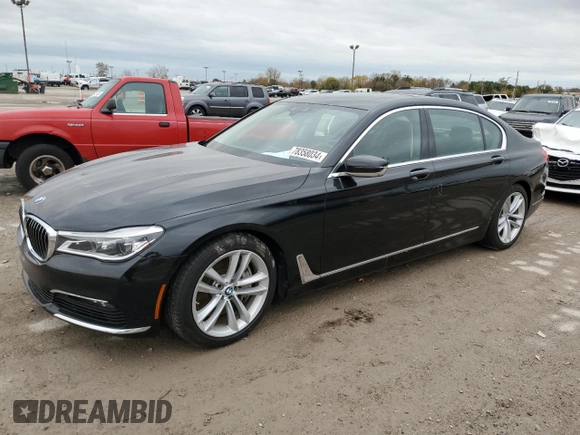 2018 BMW 7 Series ALPINA B7 xDrive with VIN WBA7F2C52JG423636, listed as a Copart auction lot 78358034 with 106,483 mi miles and Salvage Title. Bid and sale history available at carsss.com. Image 1.