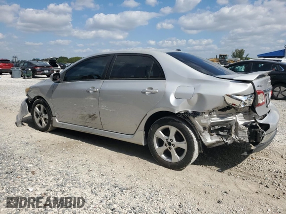 2011 Toyota Corolla L with VIN 2T1BU4EE9BC617463, listed as a Copart auction lot 53572855 with 136,542 mi miles and Salvage Title. Bid and sale history available at carsss.com. Image 2.