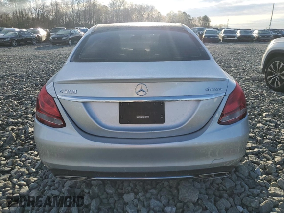 2017 Mercedes-Benz C 300 with VIN 55SWF4KB0HU224671, listed as a Copart auction lot 50299005 with 70,838 mi miles and Salvage Title. Bid and sale history available at carsss.com. Image 6.