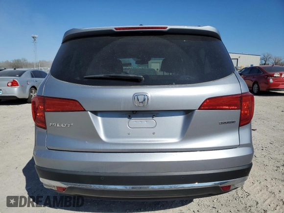 2017 Honda Pilot Touring with VIN 5FNYF5H93HB026462, listed as a Copart auction lot 49866845 with 80,328 mi miles and Salvage Title. Bid and sale history available at carsss.com. Image 6.
