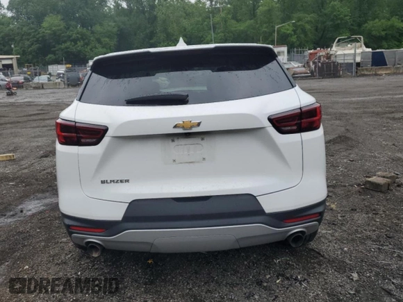 2023 Chevrolet Blazer LT with VIN 3GNKBCR46PS186485, listed as a Copart auction lot 57138845 with 31,588 mi miles and Salvage title. Bid and sale history available at DreamBid. Image 6.