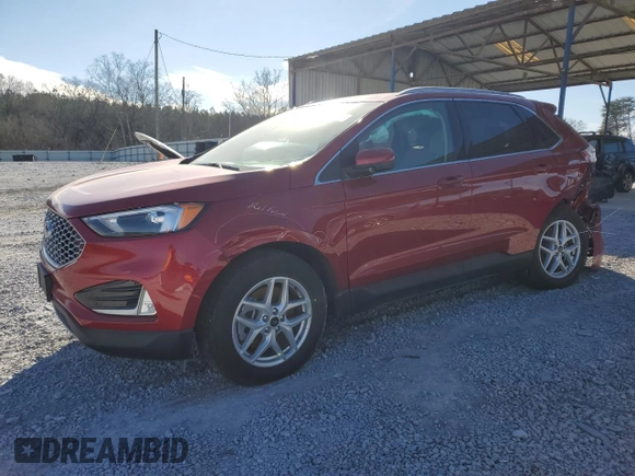 2024 Ford Edge SEL with VIN 2FMPK4J95RBA60084, listed as a Copart auction lot 47379095 with 4,002 mi miles and Salvage Title. Bid and sale history available at carsss.com. Image 1.