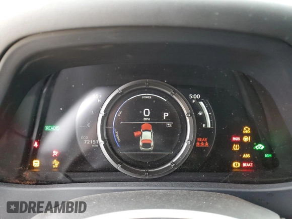 2019 Lexus UX 250h with VIN JTHU9JBH6K2018718, listed as a Copart auction lot 53734775 with 72,151 mi miles and Salvage title. Bid and sale history available at DreamBid. Image 9.
