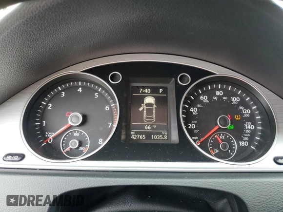 2015 Volkswagen CC Sport с VIN WVWBP7AN7FE804704, выставлен на аукционе Copart как лот 56415865 с пробегом 42 765 миль миль и Списание • Salvage title. История ставок и продаж доступна на DreamBid. Изображение 9.