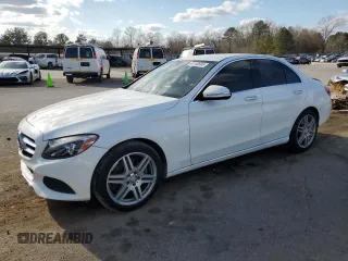 2015 Mercedes-Benz C 300 with VIN 55SWF4JB2FU044929, listed as a Copart auction lot 44148895 with 113,865 mi miles and Salvage Title. Bid and sale history available at DreamBid. Image 1.