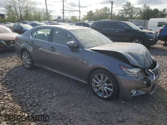 2013 Lexus GS 350 with VIN JTHCE1BL7D5004176, listed as a Copart auction lot 55047945 with 90,320 mi miles and Salvage Title. Bid and sale history available at DreamBid. Image 4.