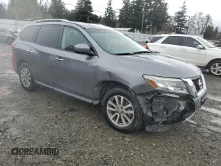 2015 Nissan Pathfinder SV with VIN 5N1AR2MM7FC653740, listed as a Copart auction lot 51338395 with 197,668 mi miles and Salvage Title. Bid and sale history available at carsss.com. Image 4.