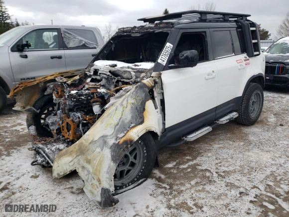 2023 Land Rover Defender S with VIN SALEJ7EX5P2126248, listed as a Copart auction lot 41765975 with 0 mi miles and Non Repairable. Bid and sale history available at carsss.com. Image 1.