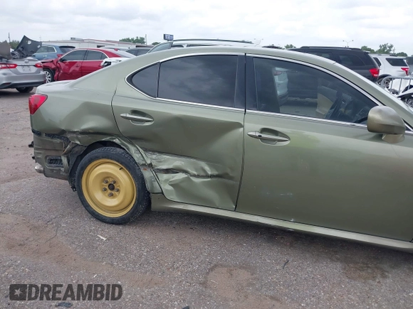 2006 Lexus IS 250 z VIN JTHBK262665003759, wystawiony jako IAAI lot #42134225 z przebiegiem 251 742 mil mil oraz . Historia ofert i sprzedaży dostępna na DreamBid. Obrazek 6.