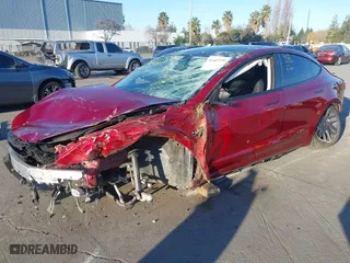 2024 Tesla Model 3 with VIN 5YJ3E1EA3RF782346, listed as a IAAI auction lot 41402240 with 11,634 mi miles. Bid and sale history available at carsss.com. Image 2.