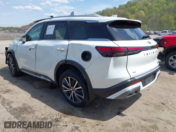 2023 Infiniti QX60 Sensory с VIN 5N1DL1GS5PC353666, выставлен на аукционе IAAI как лот 42116727 с пробегом 28 669 миль миль и . История ставок и продаж доступна на DreamBid. Изображение 3.