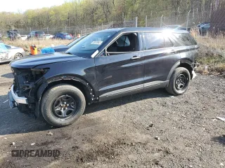 2022 Ford Police Interceptor Utility z VIN 1FM5K8AW7NNA13612, wystawiony jako Copart lot #53203665 z przebiegiem 25 686 mil mil oraz Tytuł czysty. Historia ofert i sprzedaży dostępna na DreamBid. Obrazek 1.