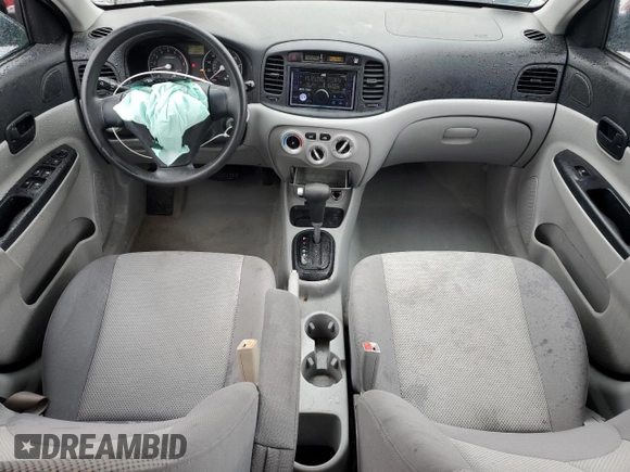 2007 Hyundai Accent GLS с VIN KMHCN46C27U165618, выставлен на аукционе Copart как лот 57366425 с пробегом 88 971 миль миль и Списание • Salvage title. История ставок и продаж доступна на DreamBid. Изображение 8.