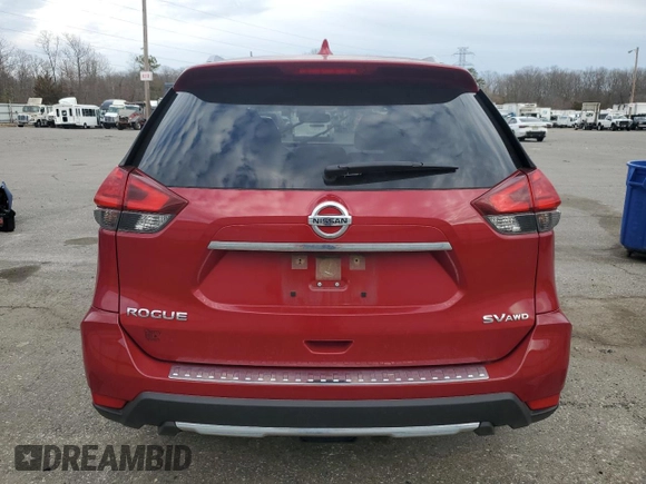 2017 Nissan Rogue S with VIN JN8AT2MV5HW264468, listed as a Copart auction lot 46550275 with 74,006 mi miles and Salvage Title. Bid and sale history available at carsss.com. Image 6.