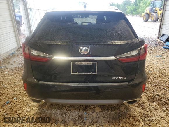 2017 Lexus RX 350 with VIN 2T2BZMCA9HC088442, listed as a Copart auction lot 58312065 with 107,520 mi miles and Salvage title. Bid and sale history available at DreamBid. Image 6.