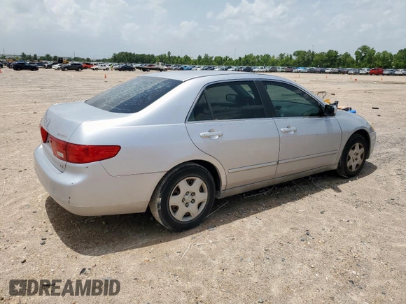 2005 Honda Accord LX with VIN 3HGCM56415G711610, listed as a Copart auction lot 61601425 with 106,728 mi miles and Salvage title. Bid and sale history available at DreamBid. Image 3.