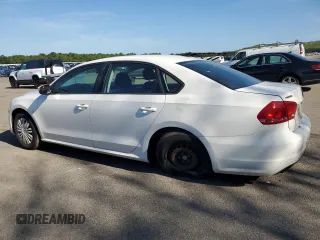 2015 Volkswagen Passat S with VIN 1VWAT7A30FC074164, listed as a Copart auction lot 65852795 with 84,384 mi miles and Salvage title. Bid and sale history available at DreamBid. Image 2.