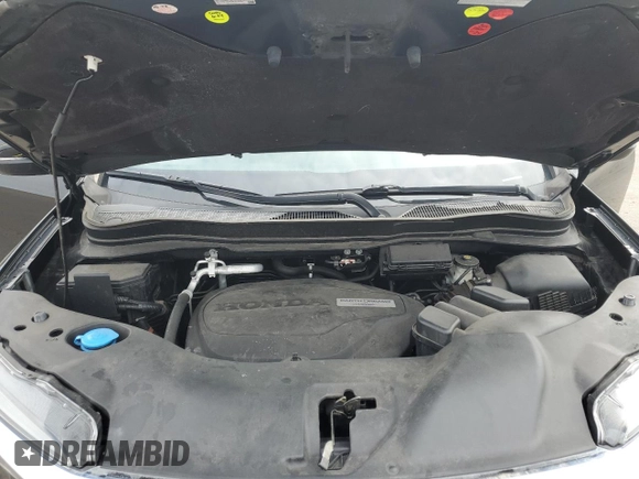 2020 Honda Pilot EX-L with VIN 5FNYF6H57LB068676, listed as a Copart auction lot 52678125 with 54,764 mi miles and Salvage title. Bid and sale history available at DreamBid. Image 12.